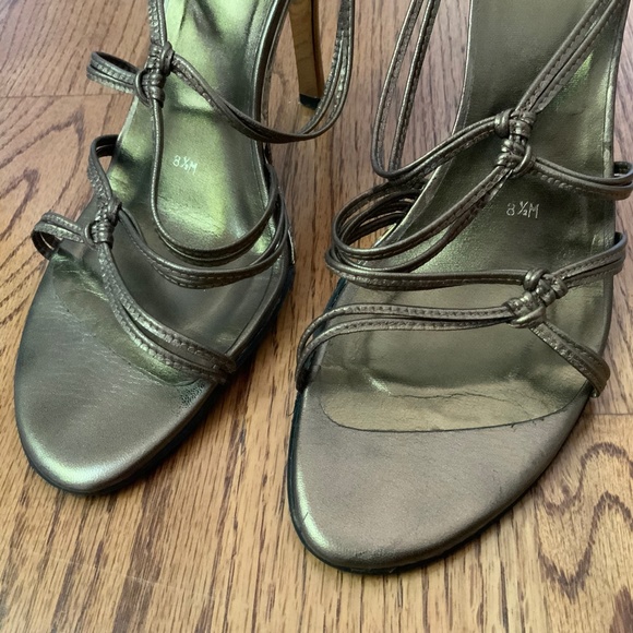 Stuart Weitzman Bronze Cocktail Heels - Picture 2 of 4